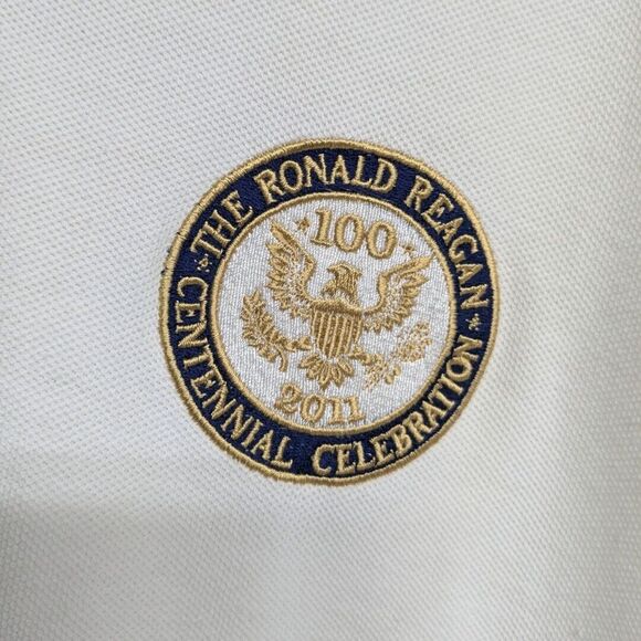 Ronald Reagan Presidential Library Gipper Gear 2011 Polo Shirt Men X-Large 100 - Picture 4 of 9